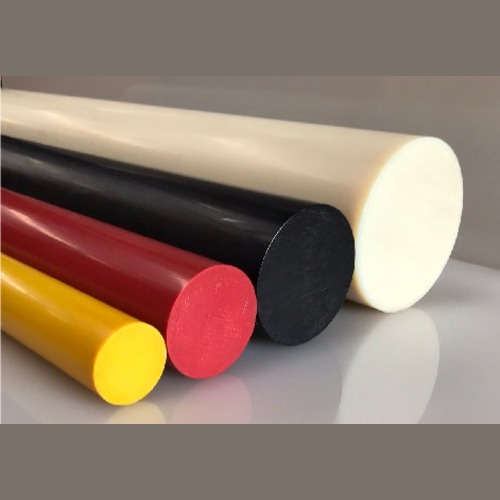 High-Strength PA6 Cast Nylon Rods Black Blue Natural Colors India